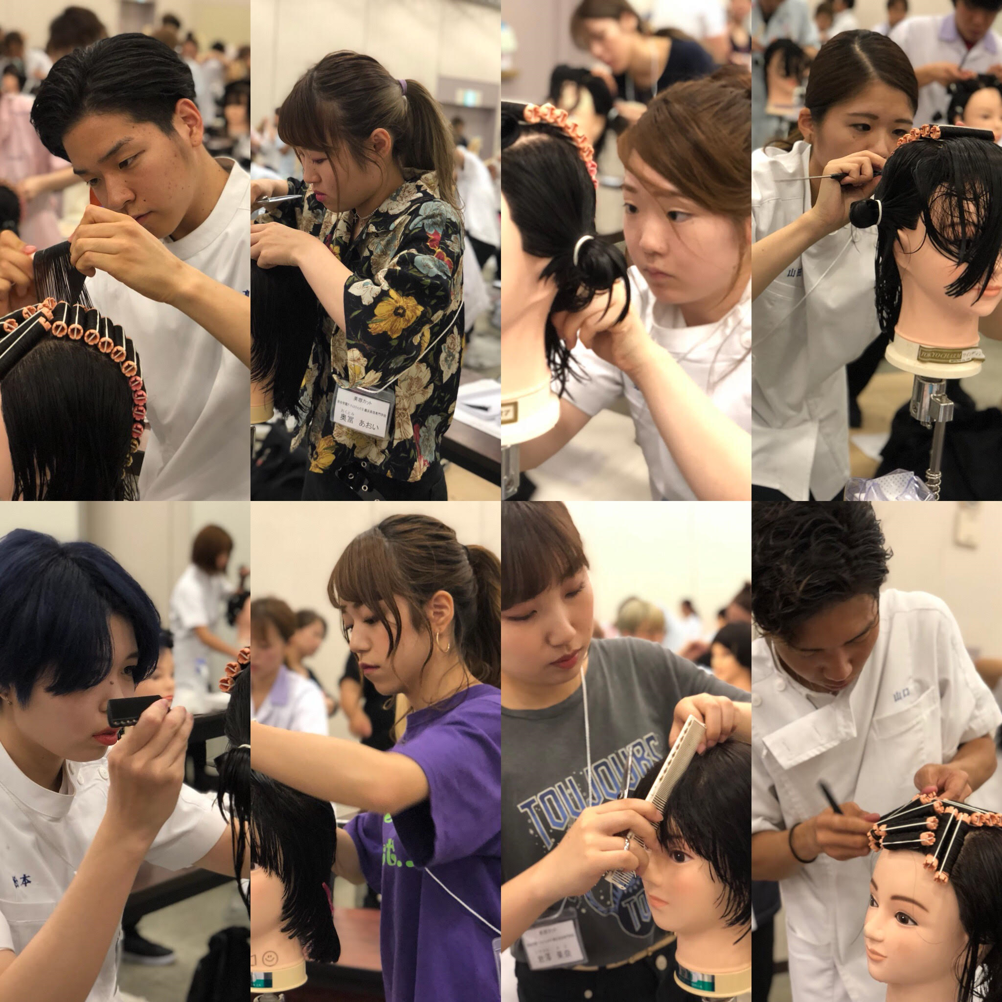 美容師 学生競技大会神奈川合同練習会に参加しました アーティスティックb