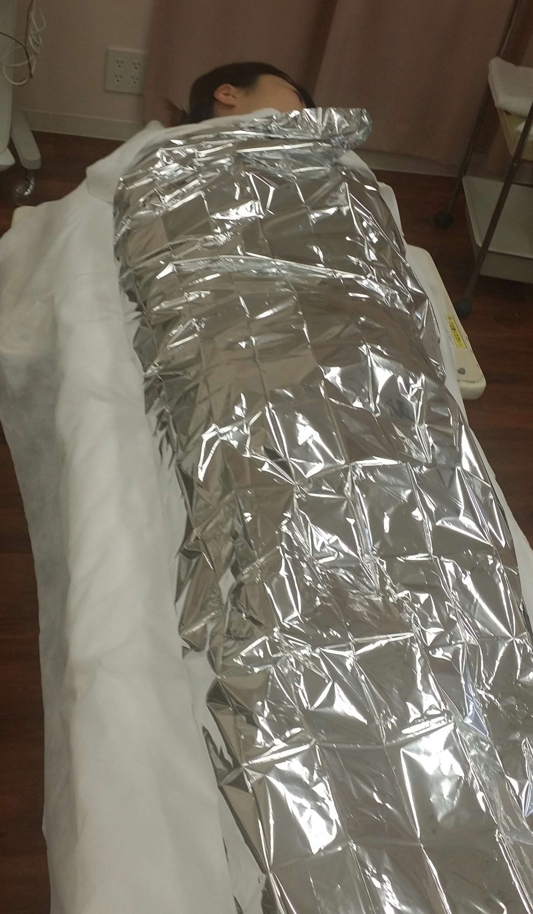 全身パックをしました 正式名称はアンヴロップモンです アーティスティックb